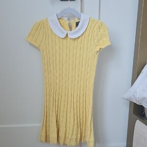 Polo by Ralph Lauren Yellow Cable Knit Dress